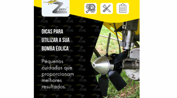 Dicas para utilizar sua bomba eólica Zanoni