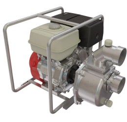 BOMBA AUTOESCORVANTE INOX 3" - MOTOR BRANCO DIESEL 10CV