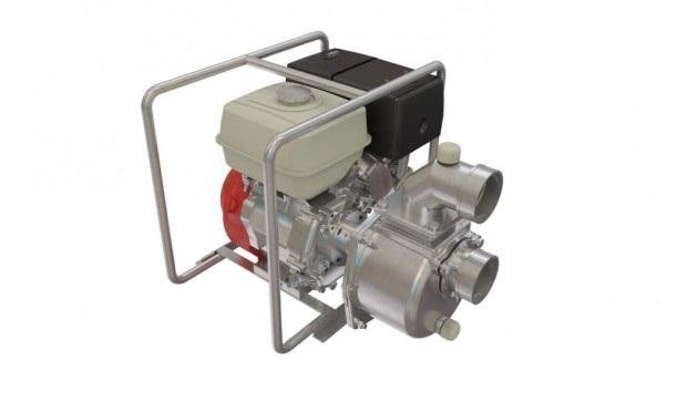 BOMBA AUTOESCORVANTE INOX 3" - MOTOR BRANCO DIESEL 7CV