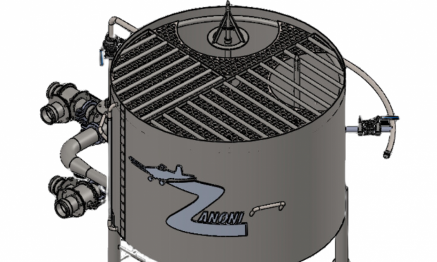 800L CHEMICAL TANK WITH 3" CONNECTIONS