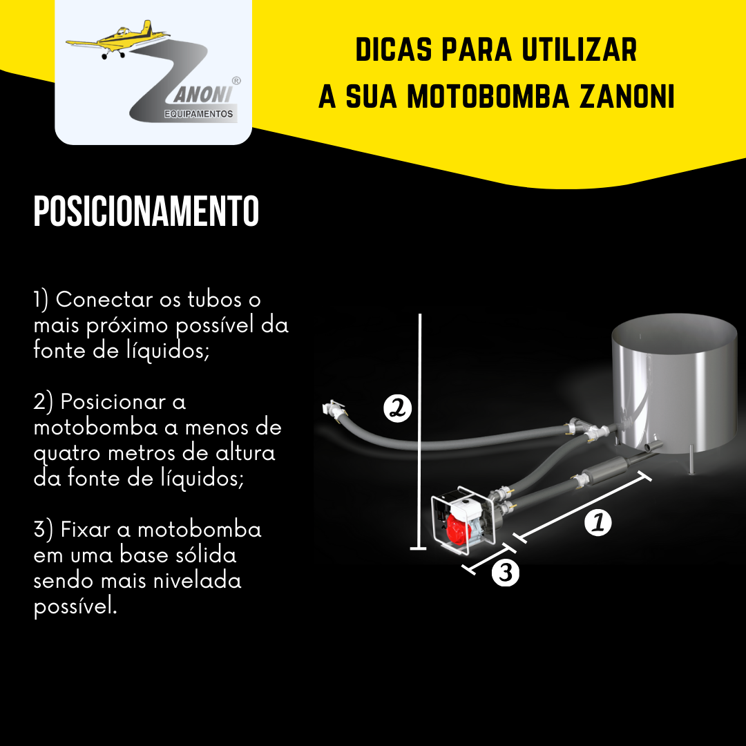 Dicas para utilizar sua motobomba Zanoni