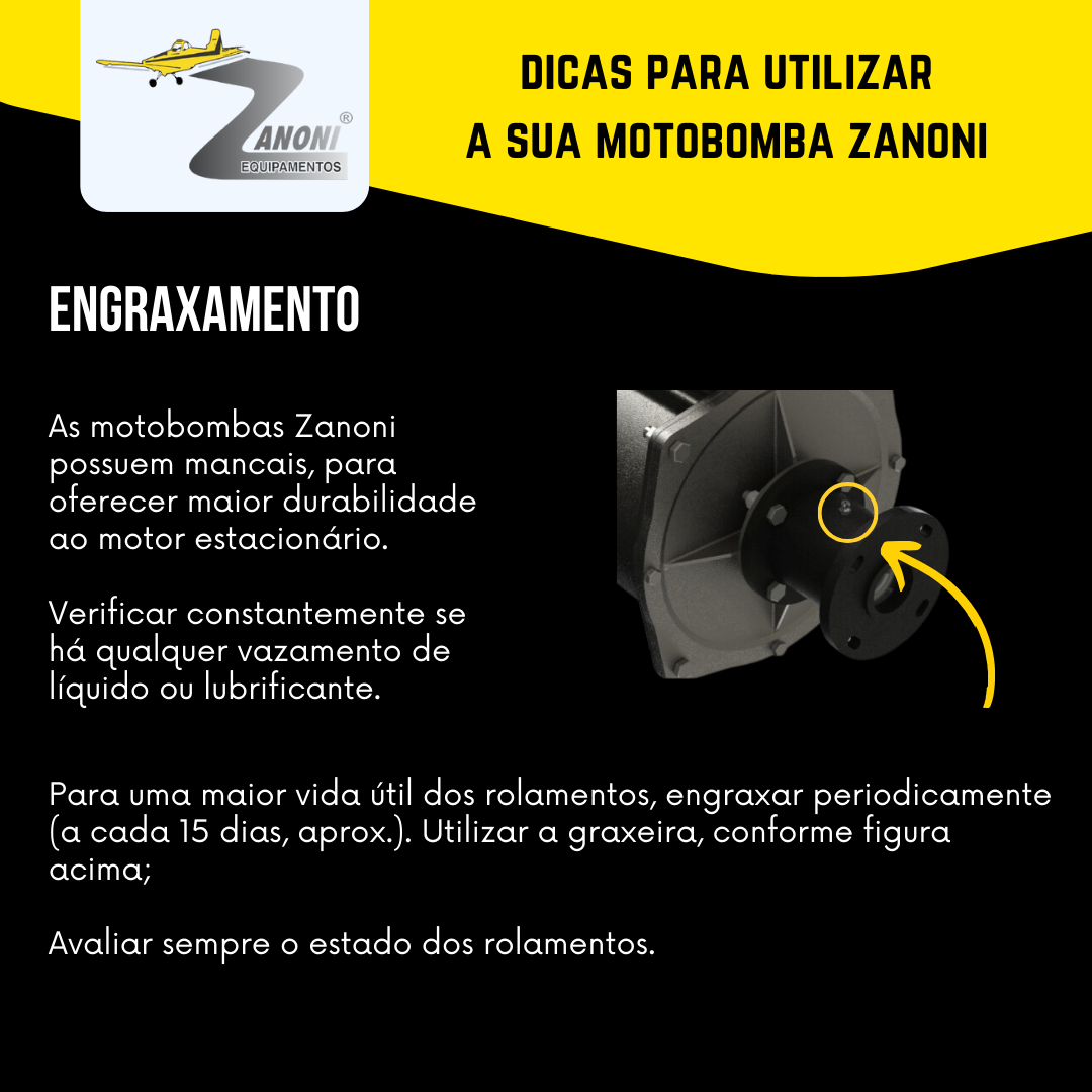 Dicas para utilizar sua motobomba Zanoni