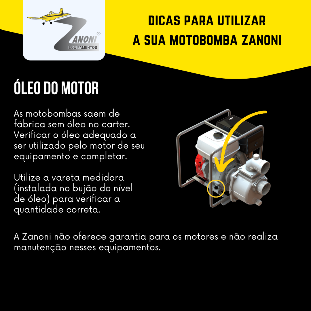 Dicas para utilizar sua motobomba Zanoni