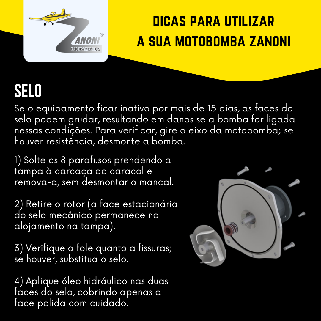 Dicas para utilizar sua motobomba Zanoni