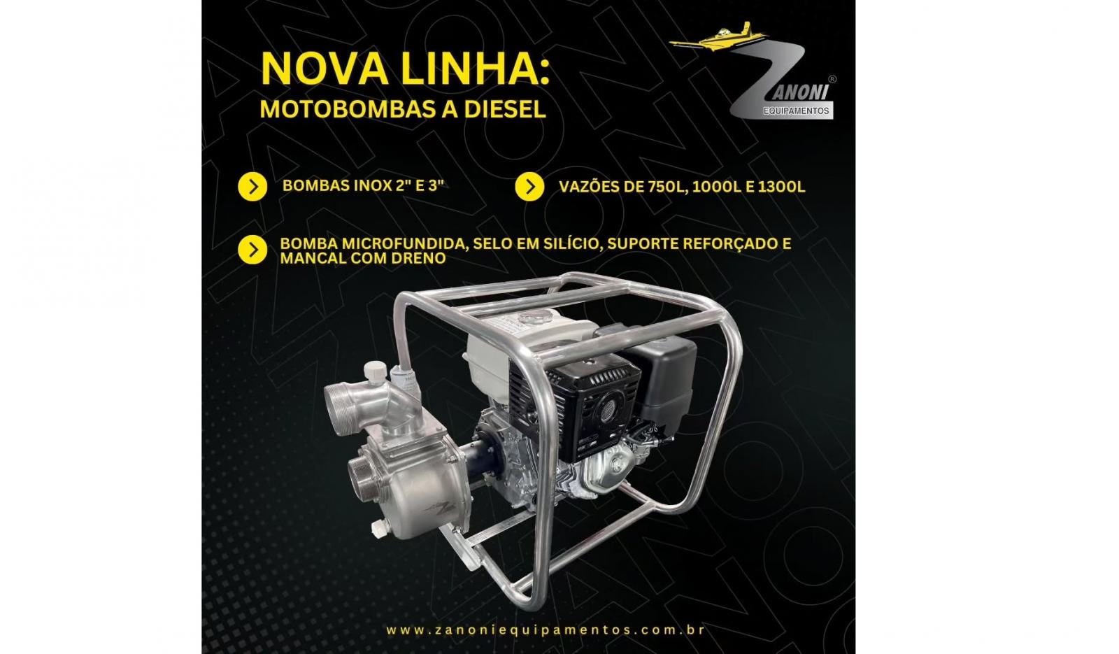 Nova linha de motobombas a diesel