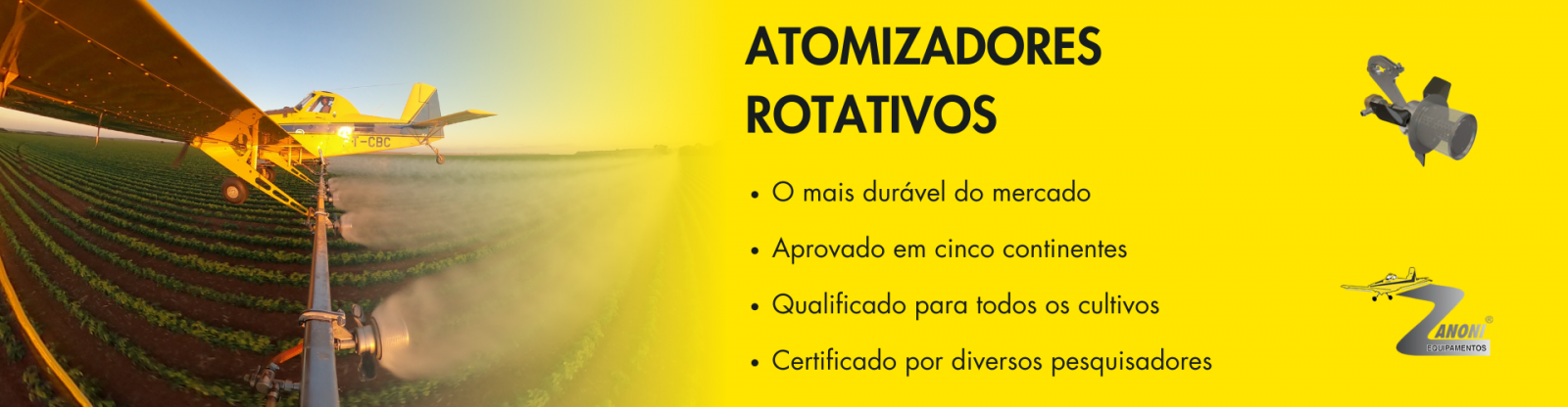 ATOMIZADORES ROTATIVOS