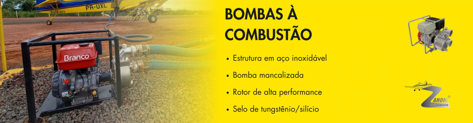 BOMBAS À COMBUSTÃO